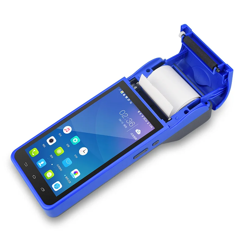Чековый терминал POS-6000 Android 8 1 портативный чековый принтер платежная система pda |