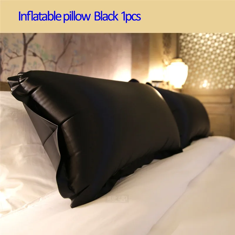 Only Pillow Black Массажный спа s-e-x водонепроницаемые простыни матрас из ПВХ крышка нет аллергии также может предотвратить старым людям и детям мочить кровать - Цвет: Only Pillow Black