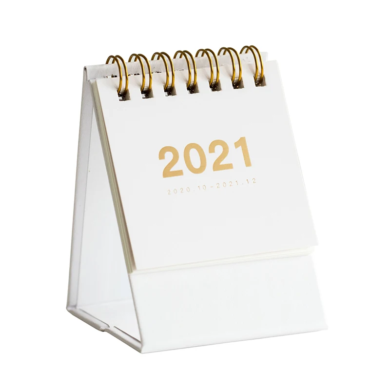 

Yoofun 8designs Simple Mini Desk Calendar 2021 Creative Desktop Ornaments Portable Table Calendar Daily Planner Office School