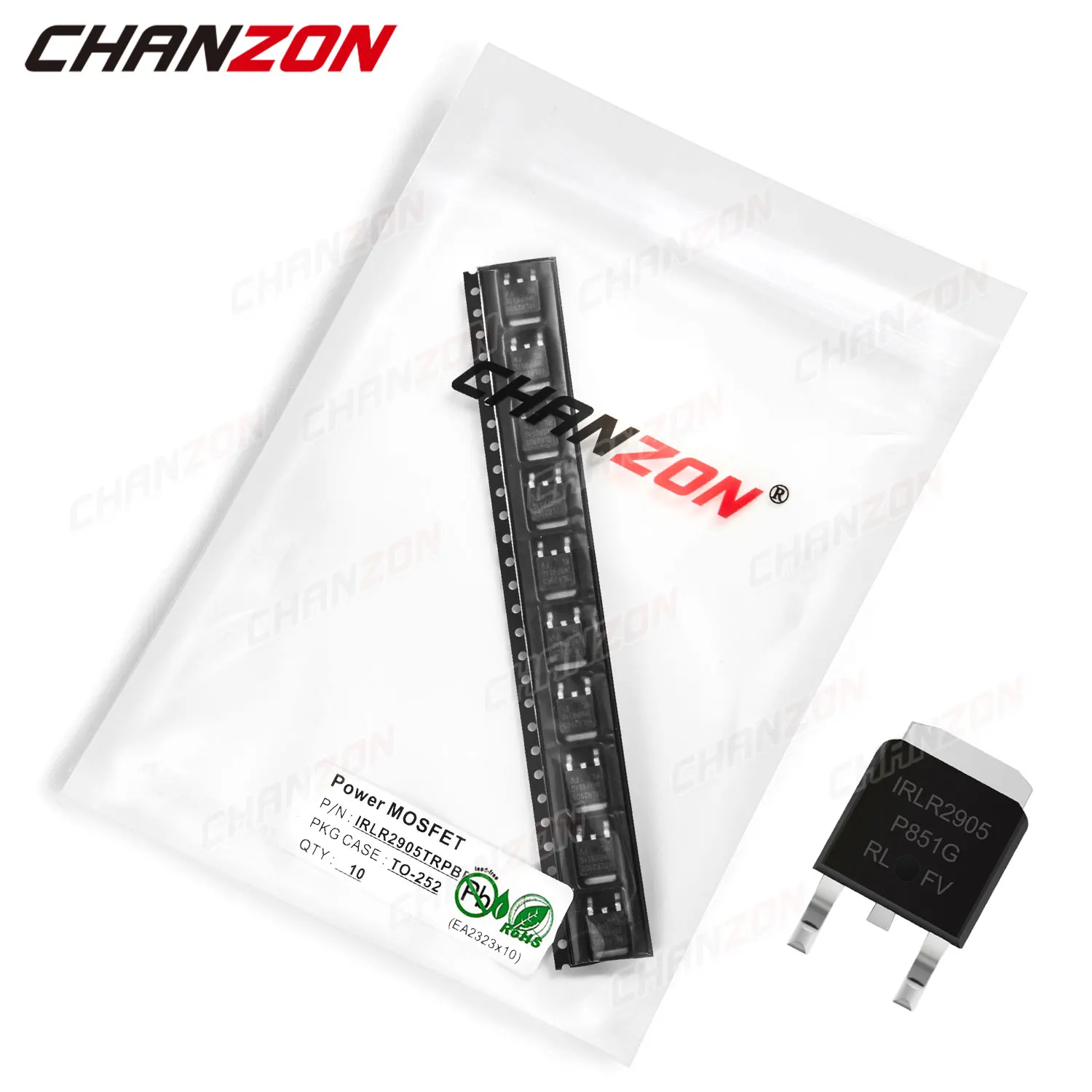 

10 шт., транзисторы IRLR2905TRPBF TO-252, Мощный транзистор, биполярное соединение BJT, мощная яркая трубка Fets SMD, 42 а, 55 в, интегральные схемы