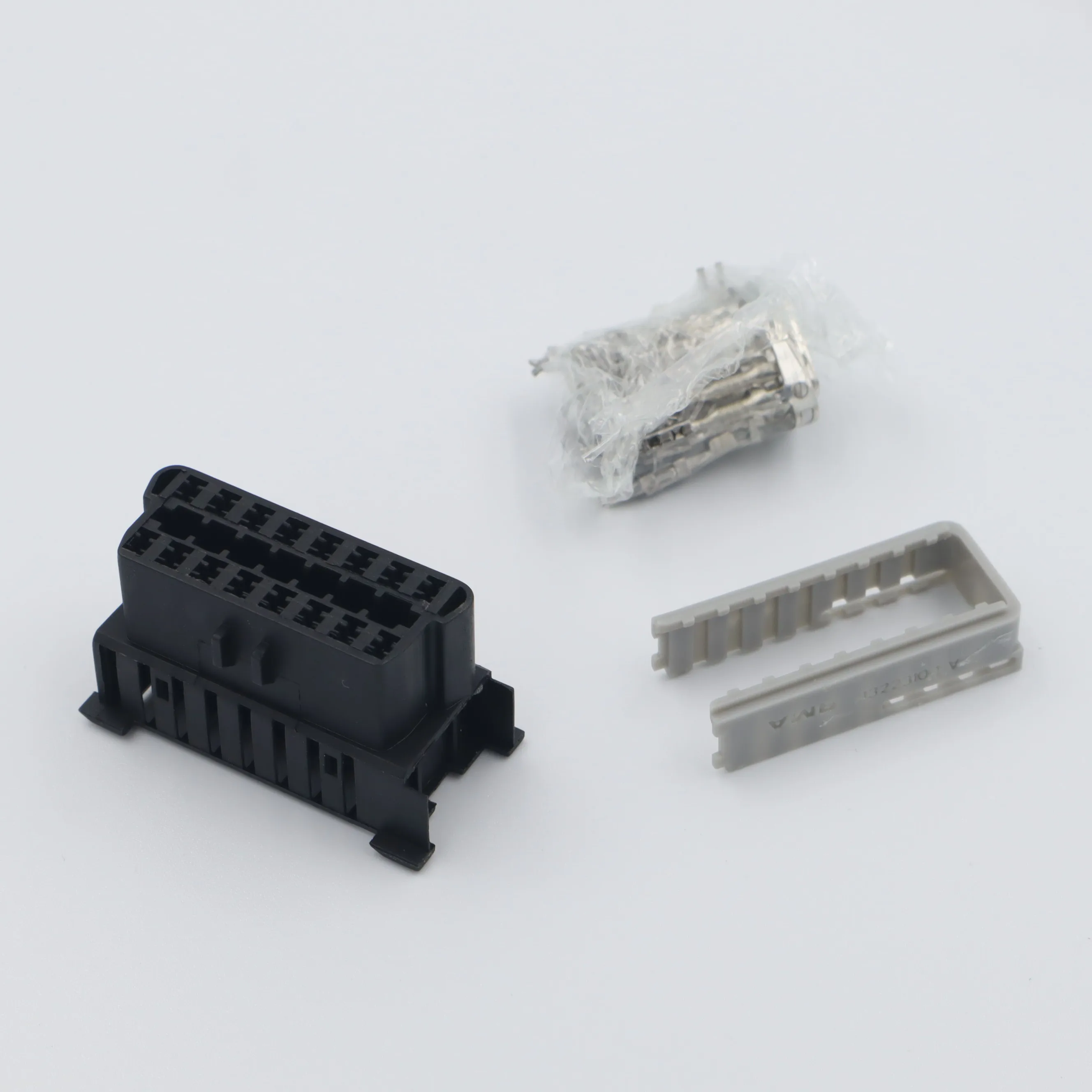 FINETRIP J1962F интерфейс оболочки DIY 16pin OBD-II разъем автомобиля obd2 гнездовой разъем