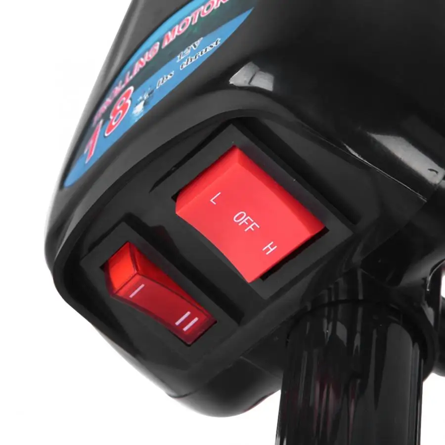 12V 144W Прочный черный электрический пропеллер двигателей Троллинг мотор для Каяка высокий подшипник Ёмкость гребные лодки Аксессуары