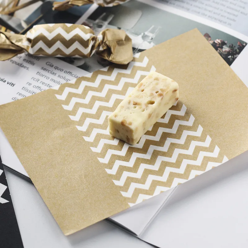 100 шт упаковка для выпечки нуга оберточная бумага свадебных конфет обертки чая