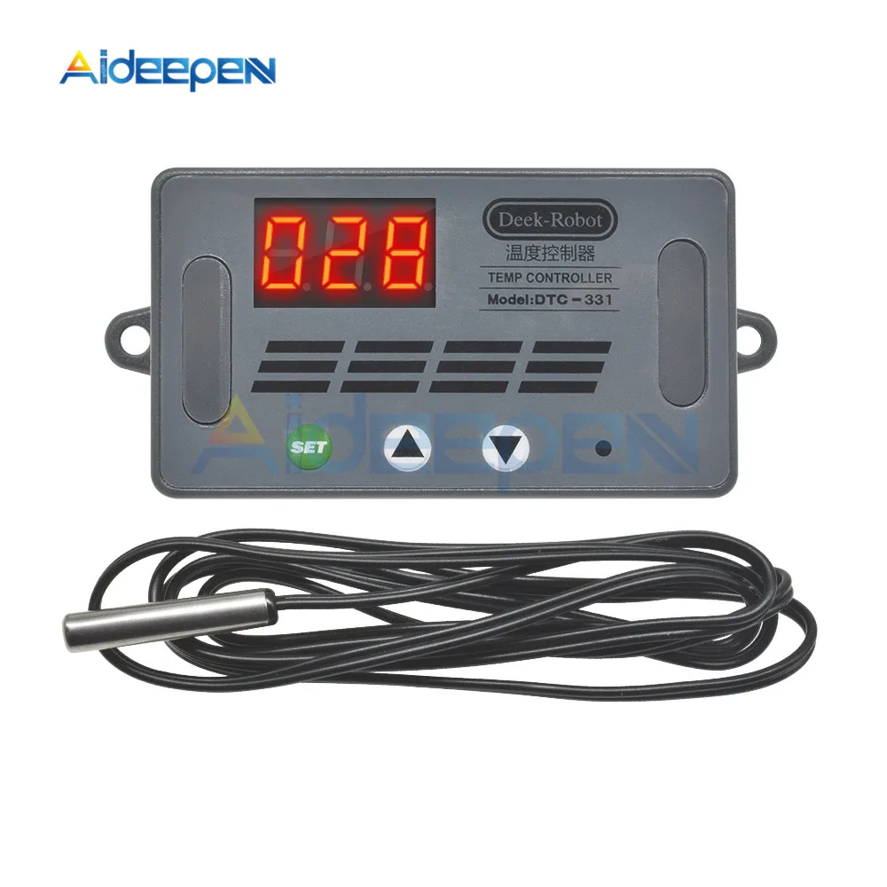 DTC-331 DC 12V светодиодный цифровой регулятор температуры термостат инструменты