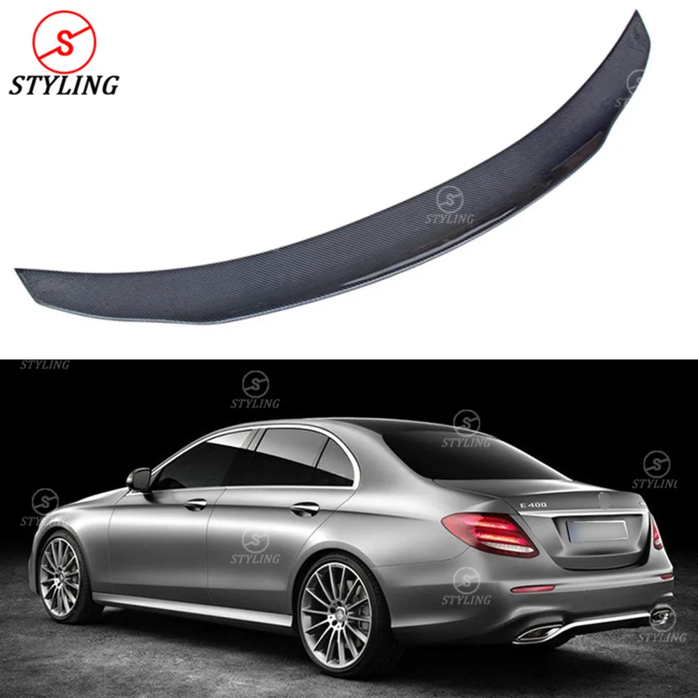 W213 спойлер из углеродного волокна PSM стиль седан для Mercedes E200 E220 E250 E260 2016 2017 2018 2019 E