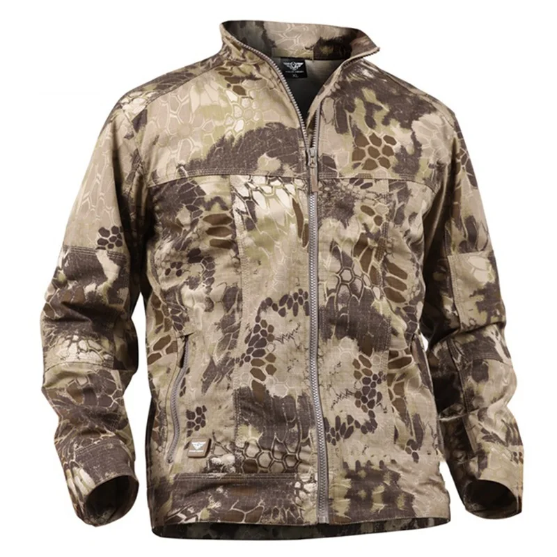 

Tactical Coat Men US Army Military Field Jacket Windbreaker Trench Jackets Secret Service Camouflage Clothing
