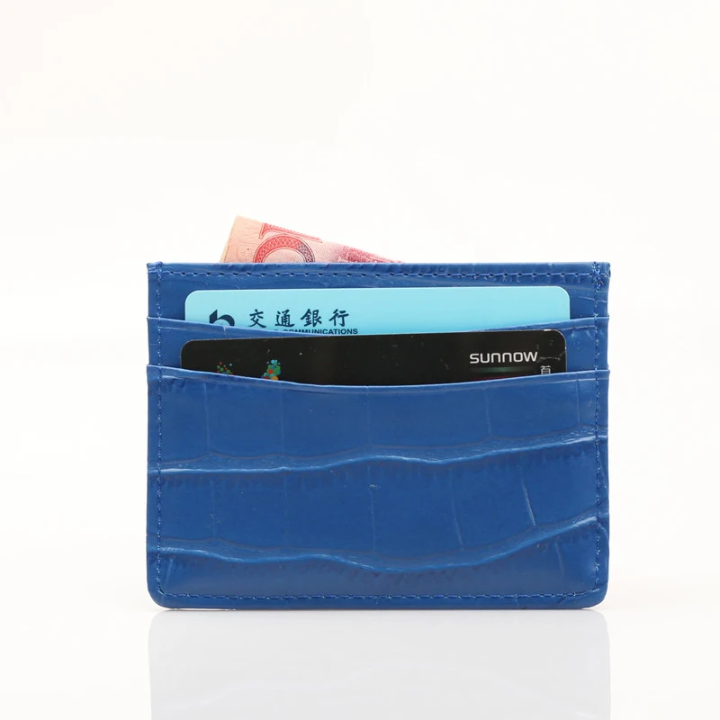 Крокодил PatternCard держатель кошелек из натуральной кожи многофункциональный для
