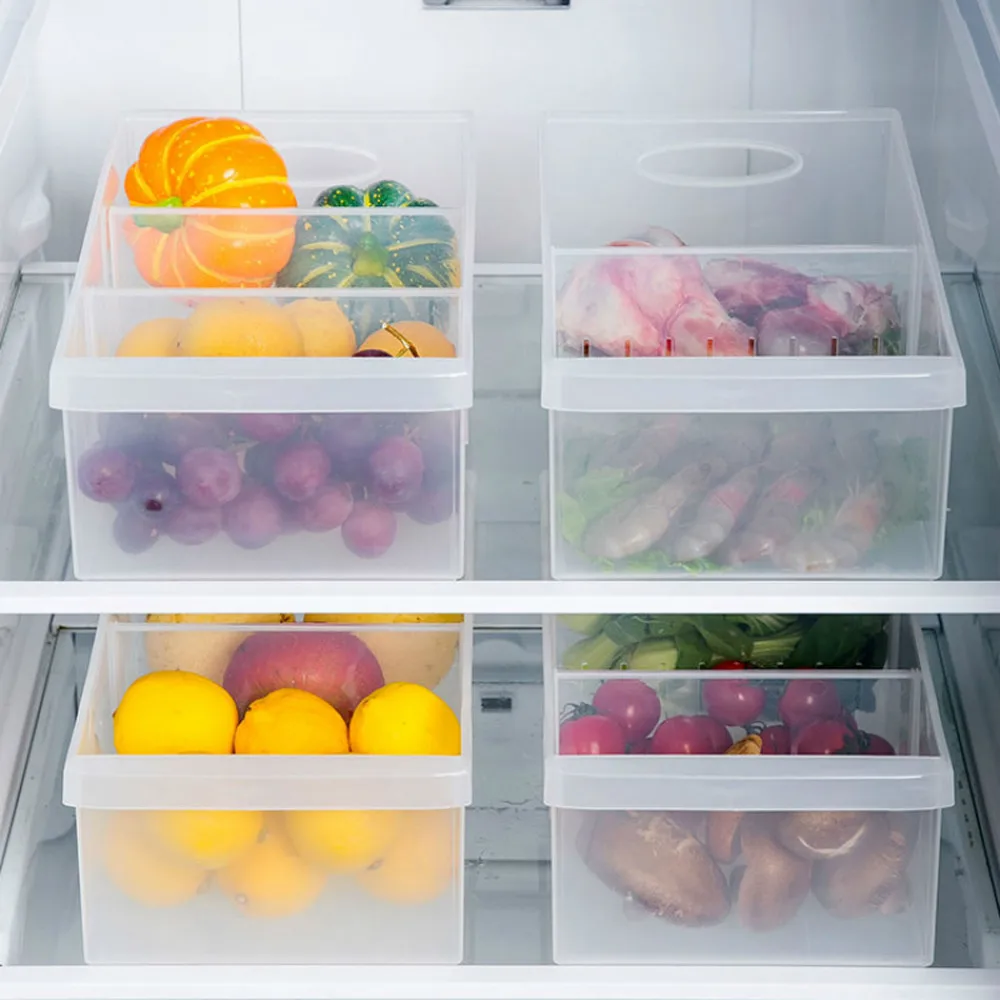 1 шт. пластиковый ящик для хранения пищевых яиц холодильник фруктов Кухня