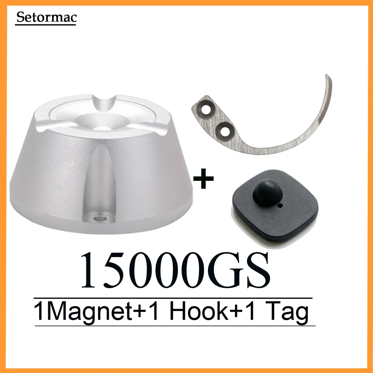 

2022 15000GS Universal Magnetic Detacher Tag Remover Magnet 1 Hook Detacher Tag Cloth Security Tag Detacher For EAS Systems