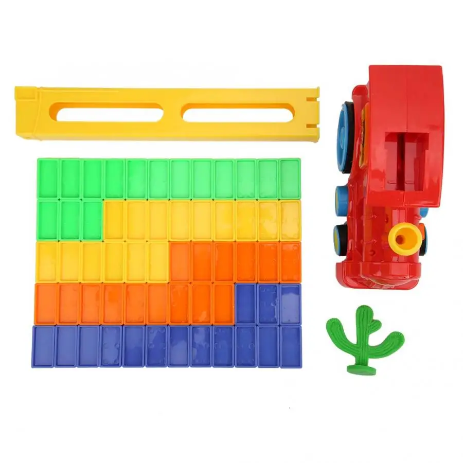 Domino поезд автомобильный набор детский звуковой светильник автоматическая