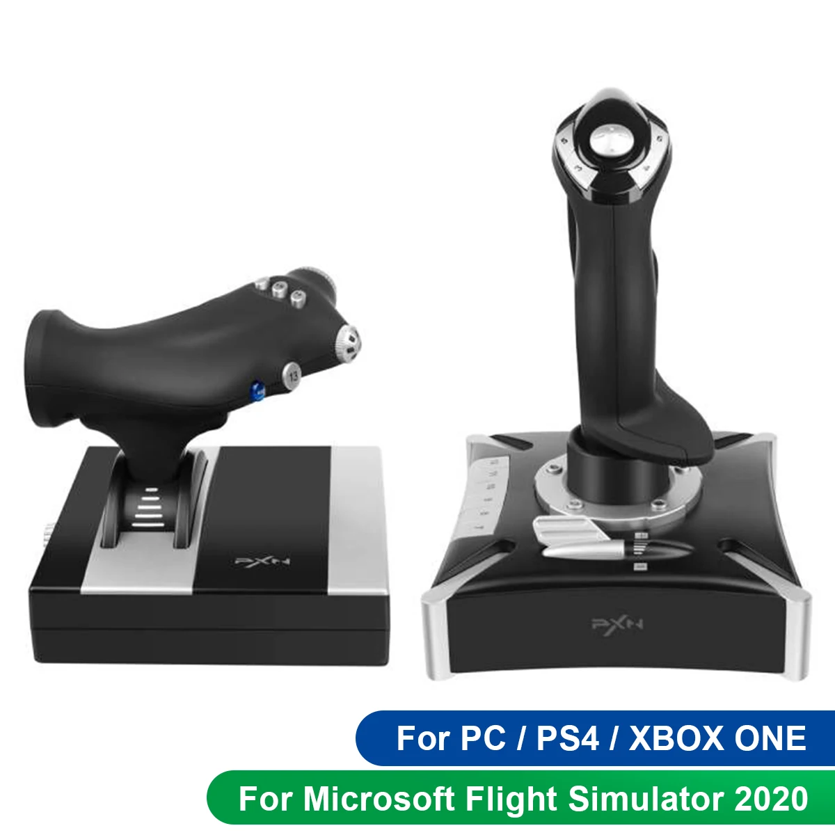 

Полетный джойстик, геймпад, игровой контроллер с двойной вибрацией для ПК/PS4/XBOX, симулятор полета Microsoft 2021