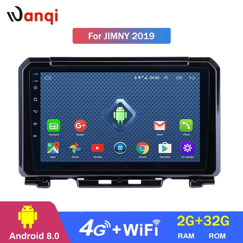 4 аппарат не привязан к оператору сотовой связи Wanqi Android 9-дюймовый автомобильный