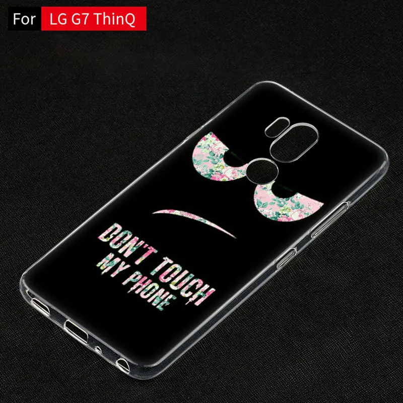 Чехол с надписью Don't touch my чехол для телефона LG G5 G6 Mini G7 G8 G8S V20 V30 V40 V50 ThinQ Q6 Q7 Q8 Q9 Q60