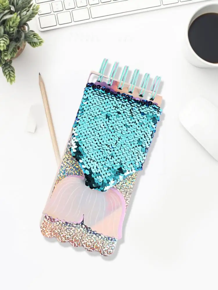 Волшебная записная книжка с хвостом русалки и блестками для офиса школы дневника