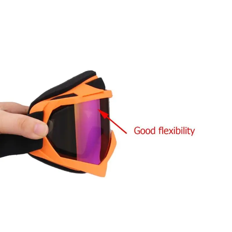 Мотоциклетные очки для улицы ветрозащитные лыжные бездорожья цветные линзы