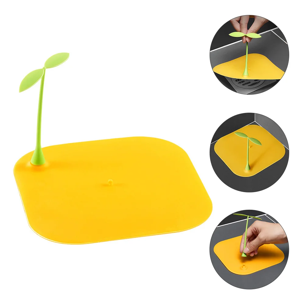 

2pcs Floor Drain Stopper Sewer Seal Cover Bathroom Anti-odor Sealed Cover