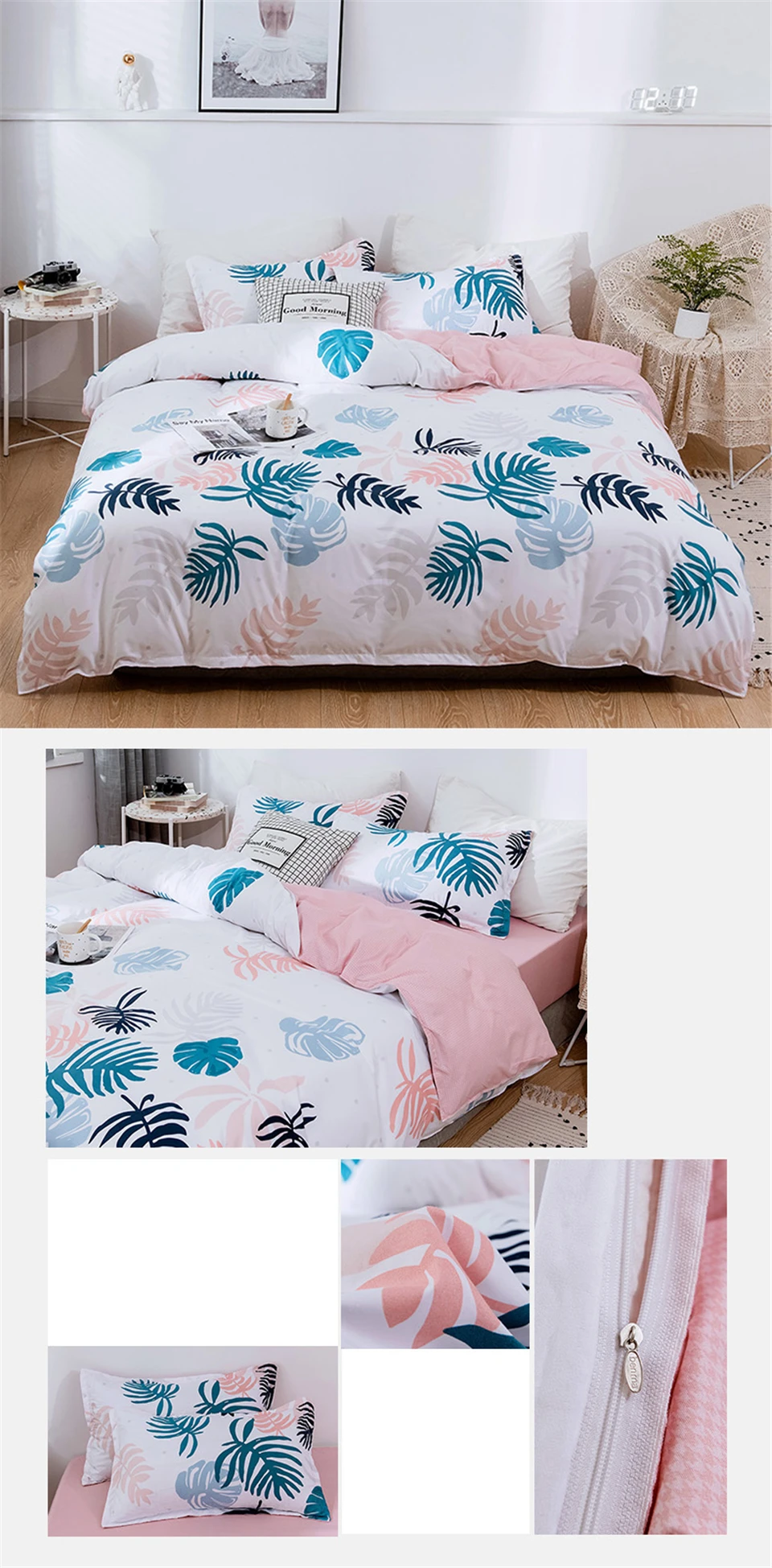 Паркшин ананас Комплект постельного белья покрывала кровать плоский лист наволочка пододеяльник двойной Королева Король Один морковь зеленый плоский лист