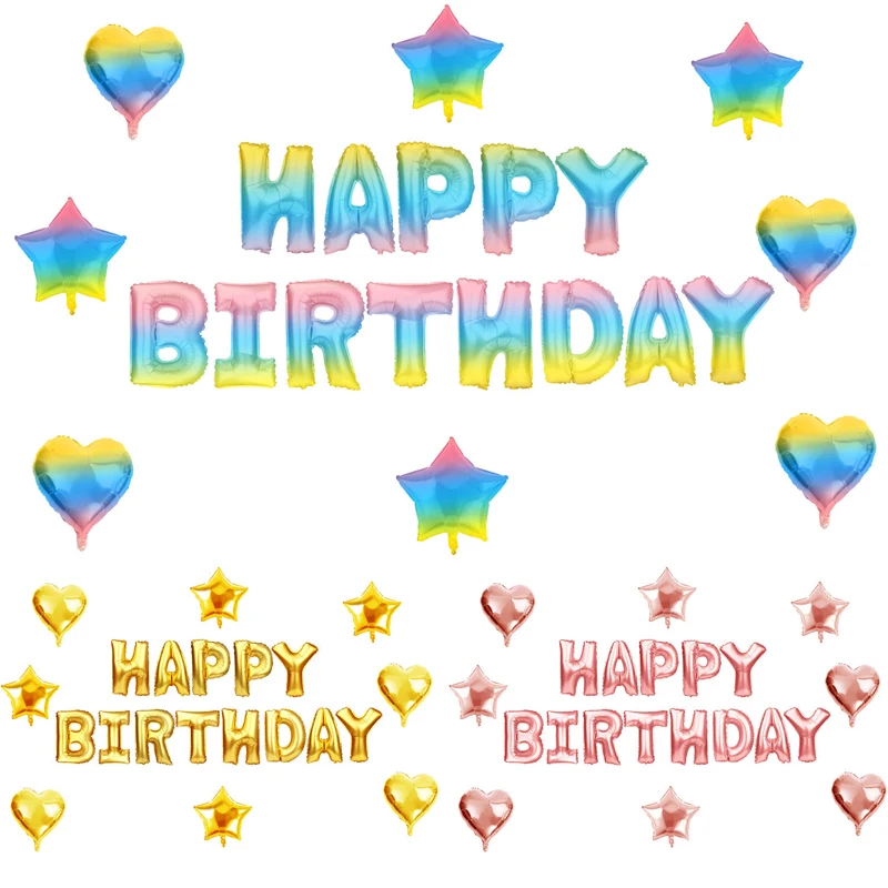 

Воздушный шар из фольги с сердечками и звездами, 16 дюймов, 3 цвета