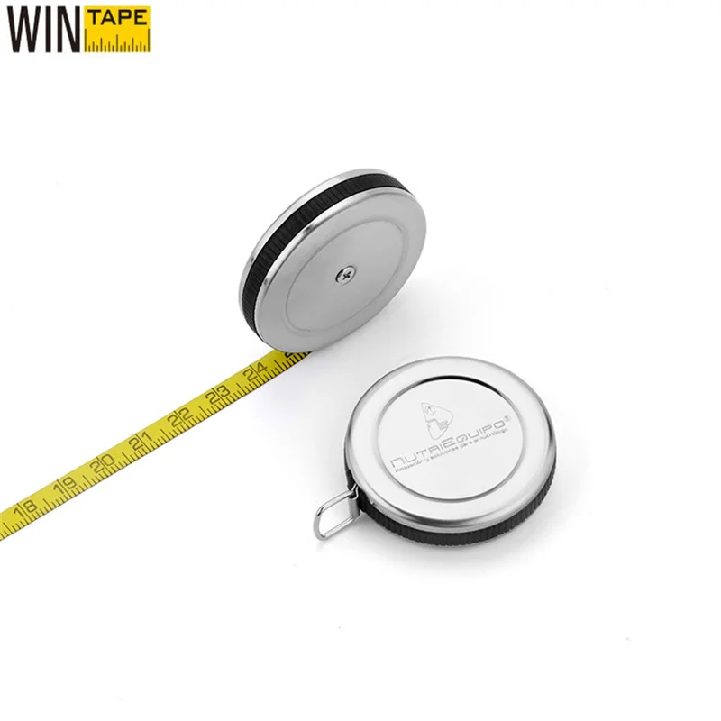 WINTAPE мини 2 м измерительные инструменты из нержавеющей стали Выдвижная Метрическая линейка рулетка измерительные строительные инструменты для измерения древесины - изображение