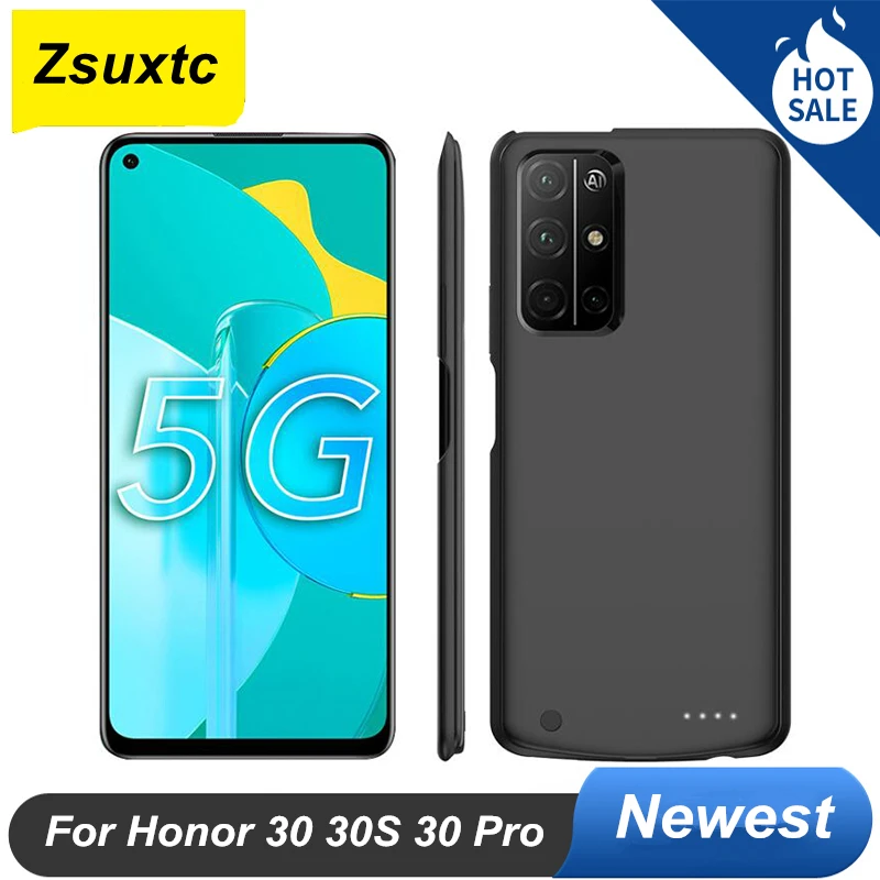 

6800Mah For Huawei Honor 30 30S 30 Pro Battery Case Smart Phone Battery Charger Case Power Bank For Huawei Honor 30 Battery Case