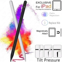 magnetic tilt pressure pen for apple ipad air 4 pro 11 12 9 10 2 7 eight second generation 2018 2019 2020 palma