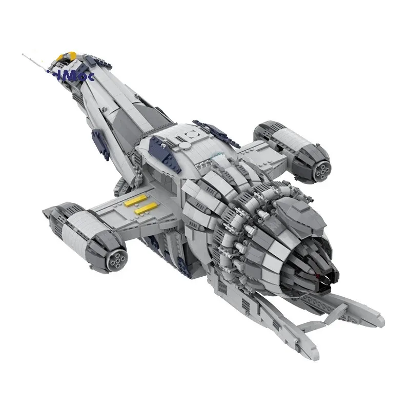 

City Space Station MOC Sci-Fi TV Series Firefly Serenity Malcolm Reynolds's Spaceship With Shuttles Building Blocks Toy