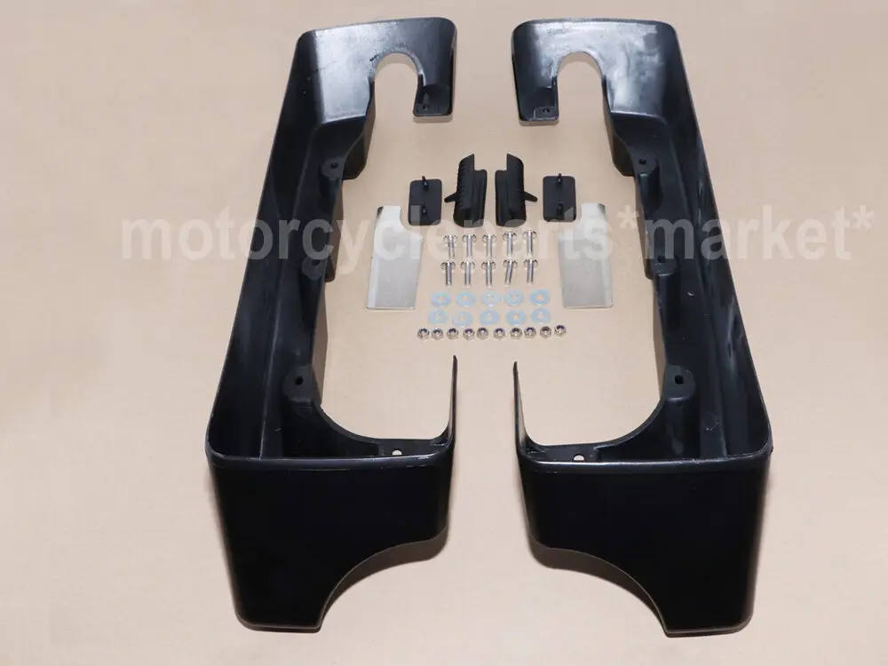 Мотоцикл Матовый Черный 4 &quotседельная сумка для наращивания двойной торцовочный