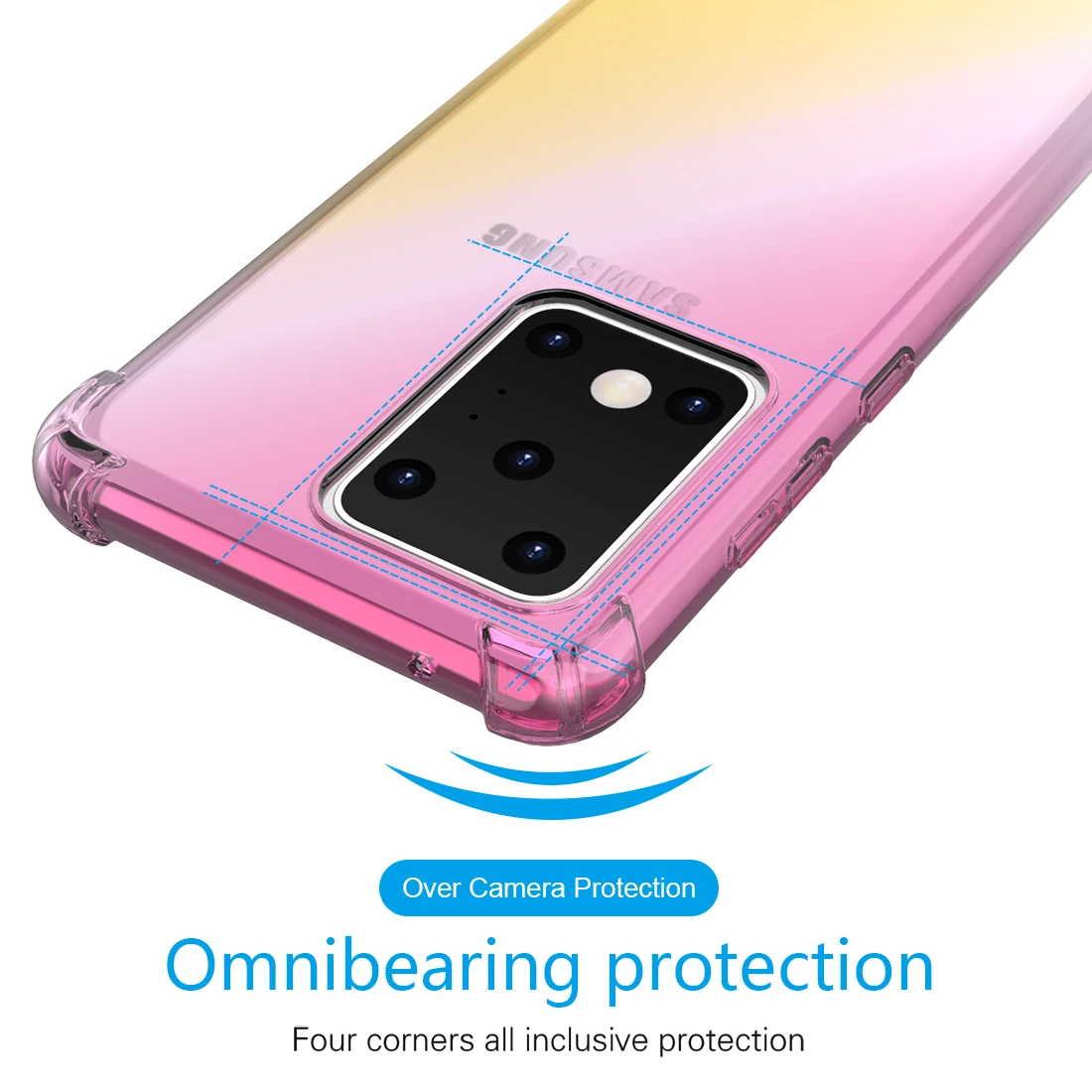 Для samsung Galaxy S20 ультра 6 9 дюймов чехол из мягкого ТПУ утолщенный устойчивый к