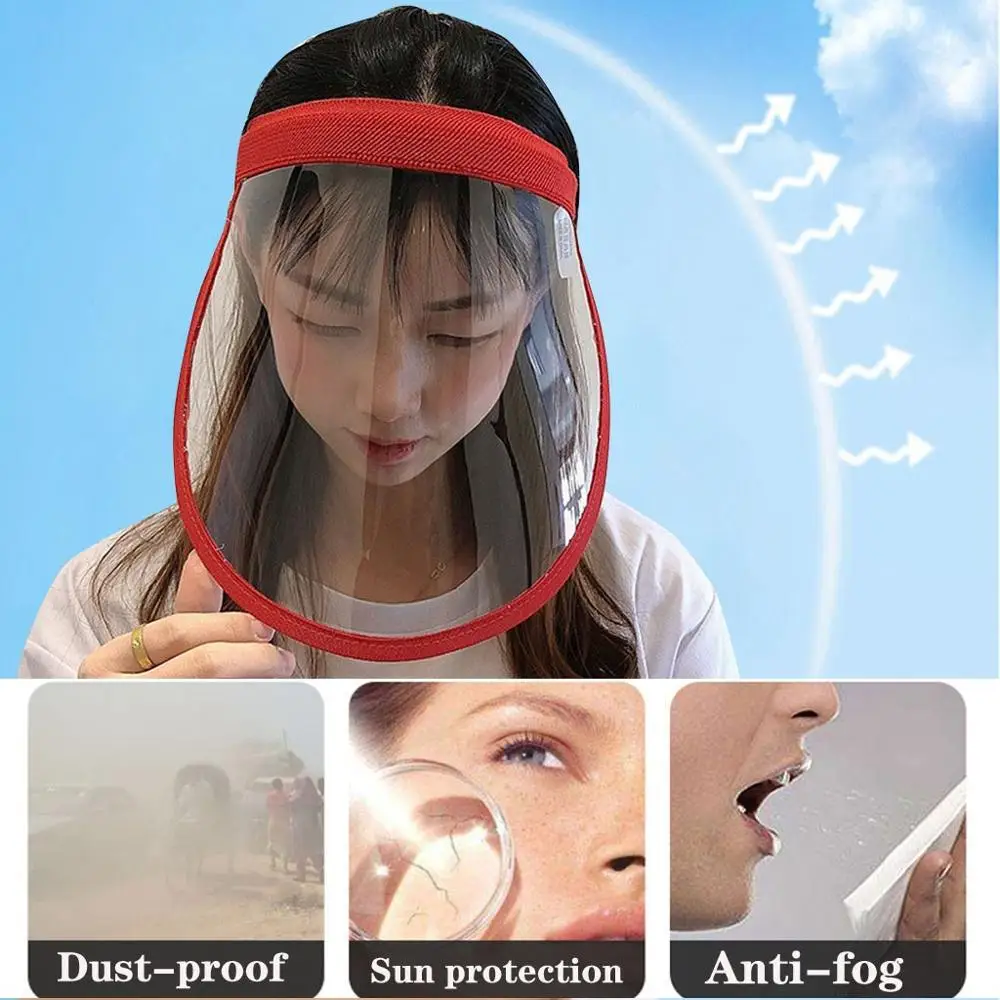 Прозрачная шляпа унисекс для взрослых с защитой от пятки пылезащитная крышка