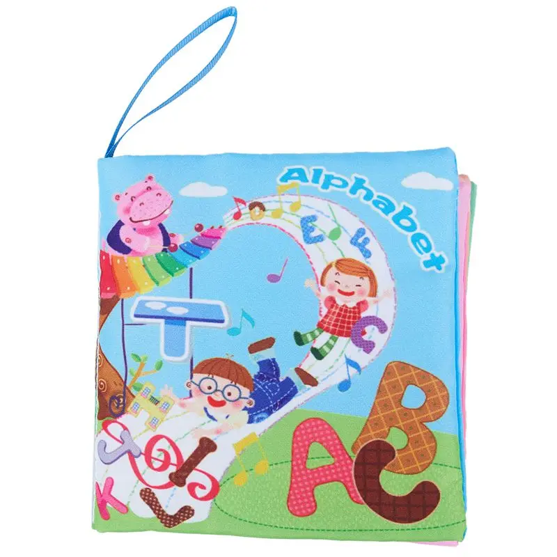 Обучающие игрушки для детей раннего возраста экологически чистые тканевые книги