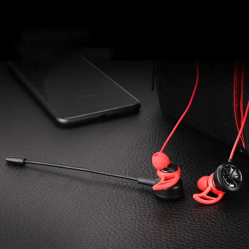 IG-Pc игровая гарнитура с микрофоном в ухо бас шумоподавление наушники для