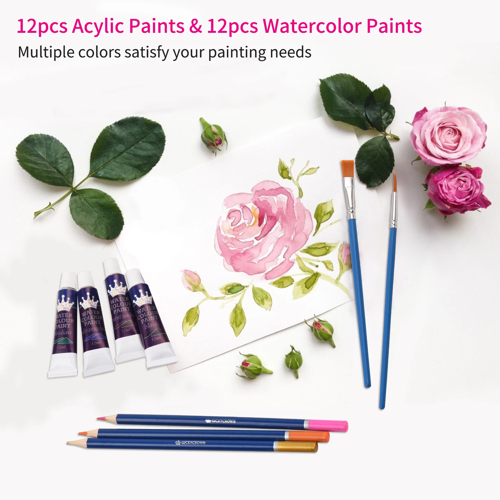 Профессиональные художественные принадлежности для рисования акриловая