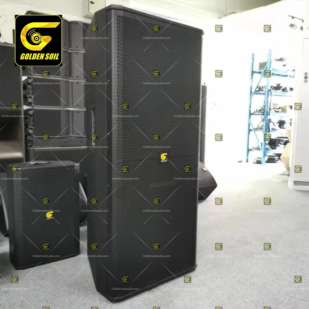 Goldensoil audio SRX725 двойной 15-дюймовый Полнодиапазонный динамик мощный