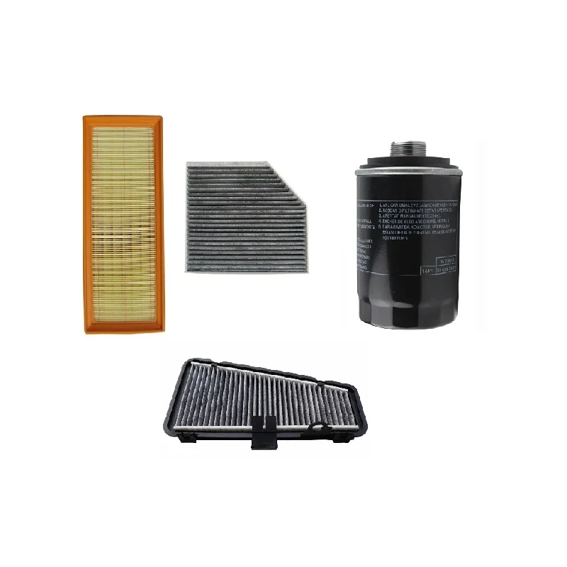 Салонный фильтр масляный для Audi A4 B8 2007-2016/ A5 8T 8F 2009-2017/Audi Q5 8R 2008-2019 набор из 4
