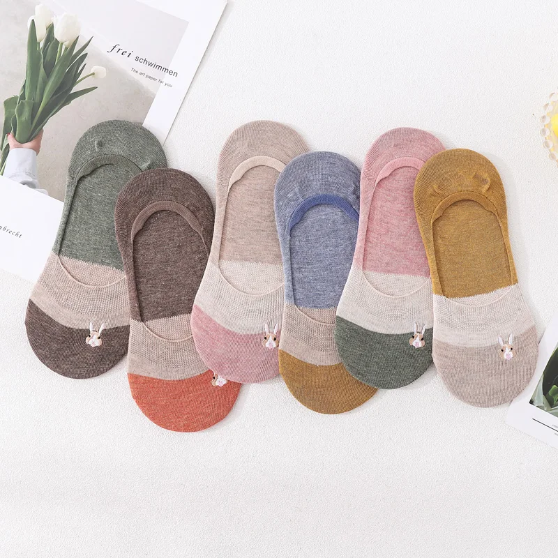 Носки женские в наборе (5 шт.) Instime хлопок цвет ассортименте|Носки-следки| |