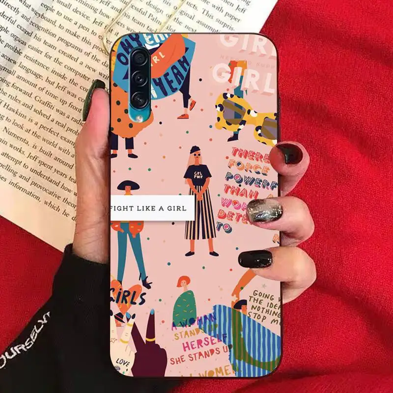 

Feminist Feminism Power girls Phone Case for Samsung A51 01 50 71 21S 70 31 40 30 10 20 S E 11 91 A7 A8 2018
