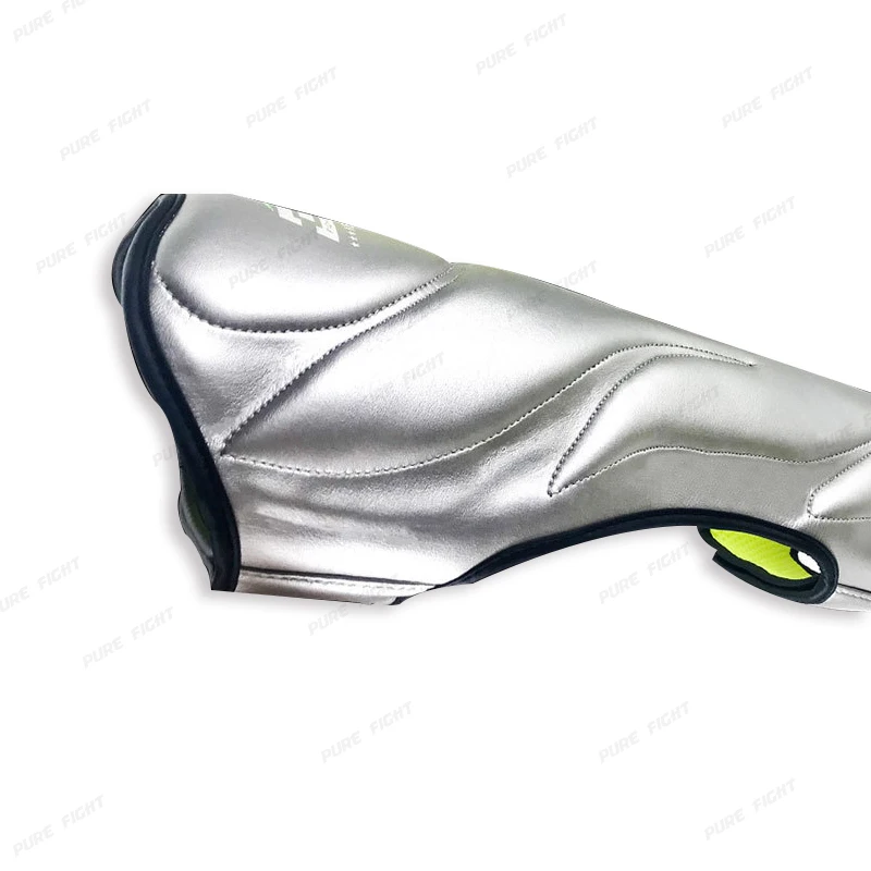 Новинка микрофибра кожа для бокса защита голени золото лодыжки ММА муай Тай