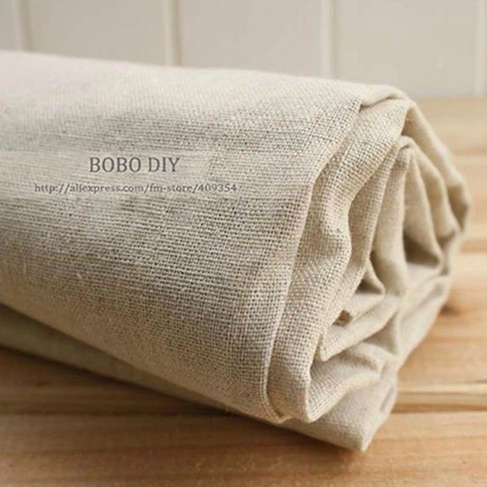 В японском стиле ZAKKA plain100 % льняной ткани для украшения пэчворка и DIY БОБО width158cm