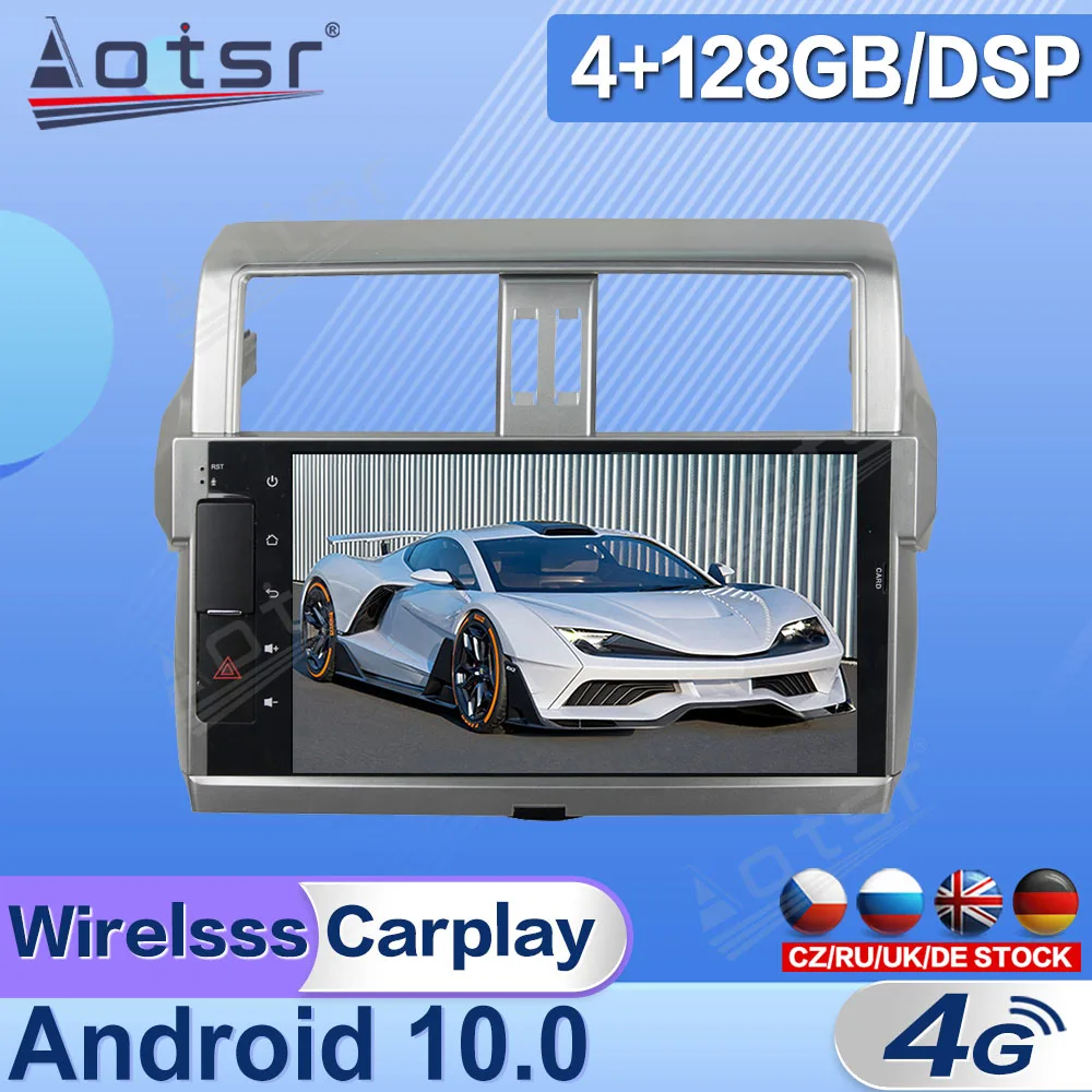 

Android For Toyota Land Cruiser Prado 2014 - 2016 Tape Radio Recorder Video Car Multimedia Stereo PlayerGPS Navi Head Unit 2 Din