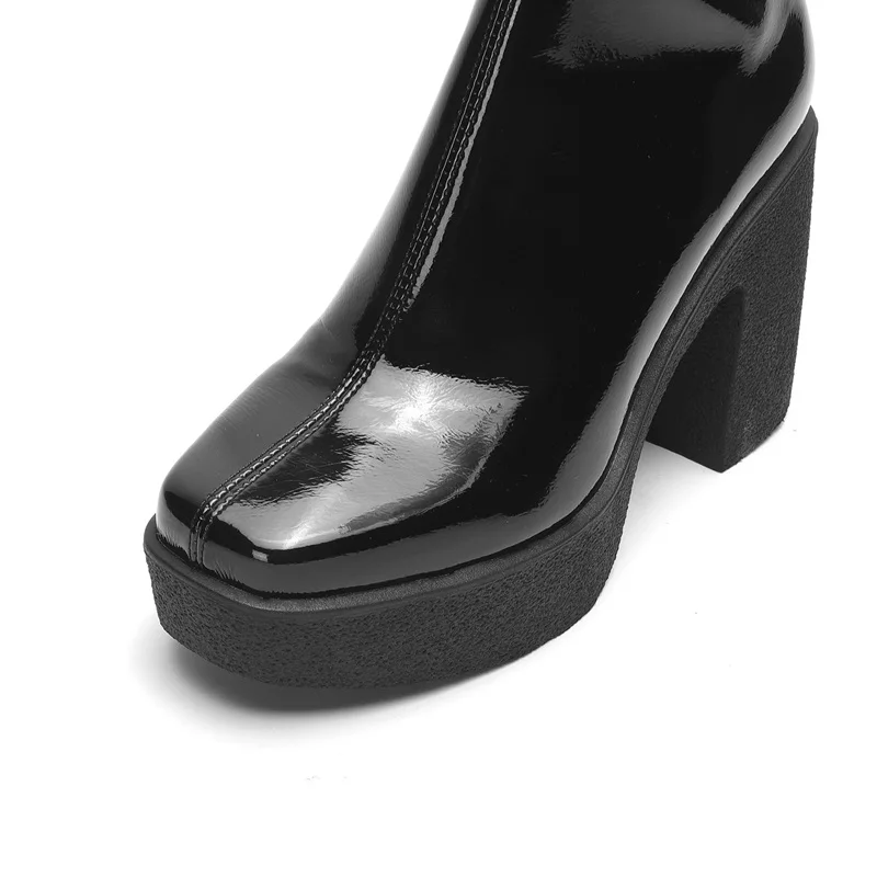 Классические брендовые туфли Женская осенне-зимняя эластичная обувь из