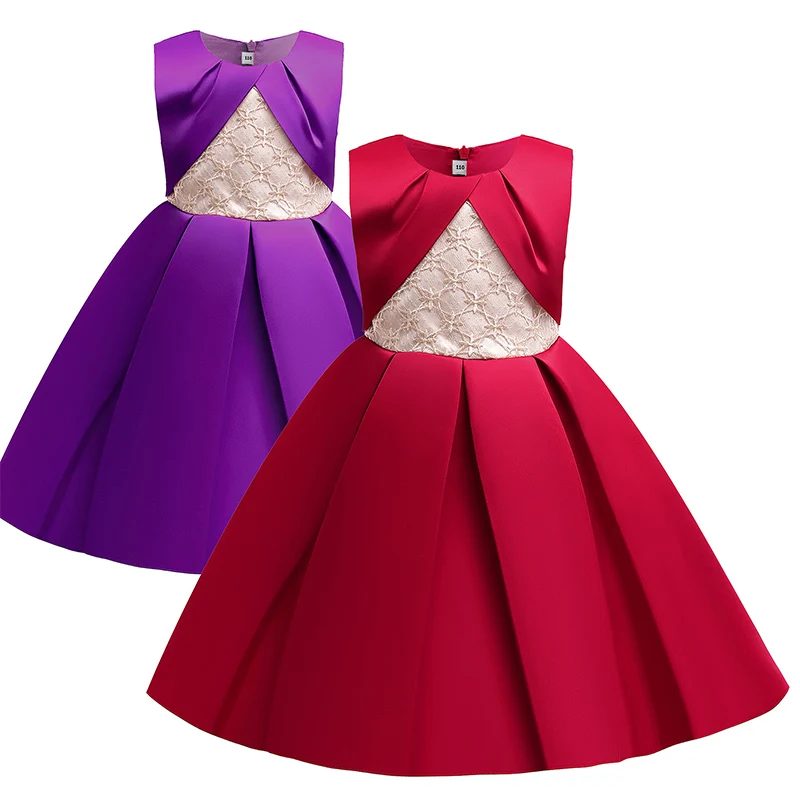

Рождество атласные вечерние платья от 3 до 10 лет платье для девочек на день рождения праздничное платье принцессы элегантное детское платье...