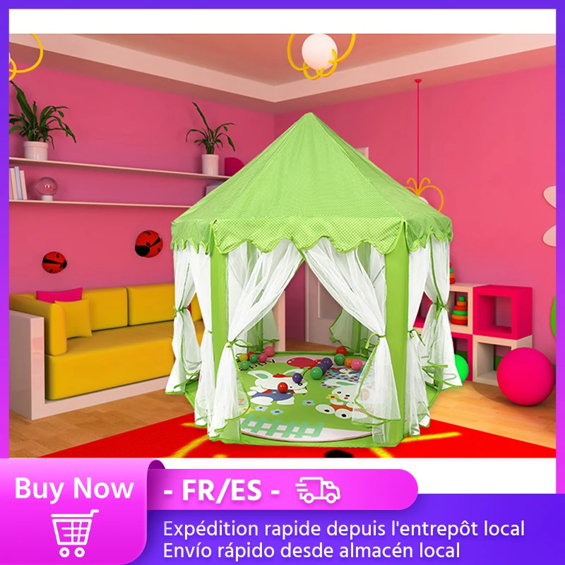 

Палатка детская портативная 3 в 1, туннель для ползания, Игровая палатка для мальчиков, навес, игровой домик, вигвам для детей, уличный подаро...