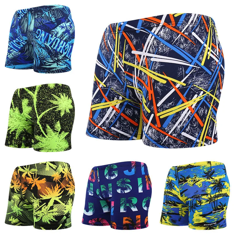 13 цветов большие размеры мужские купальники с принтом быстросохнущие эластичные