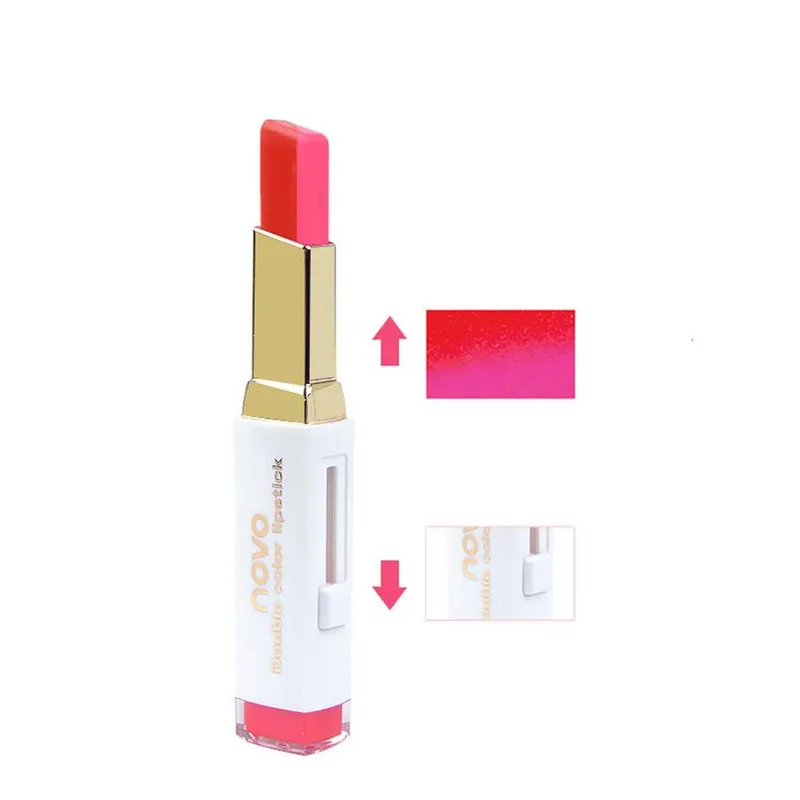 1 шт. макияж Двойной градиент губная помада блеск для губ корейский эффект два