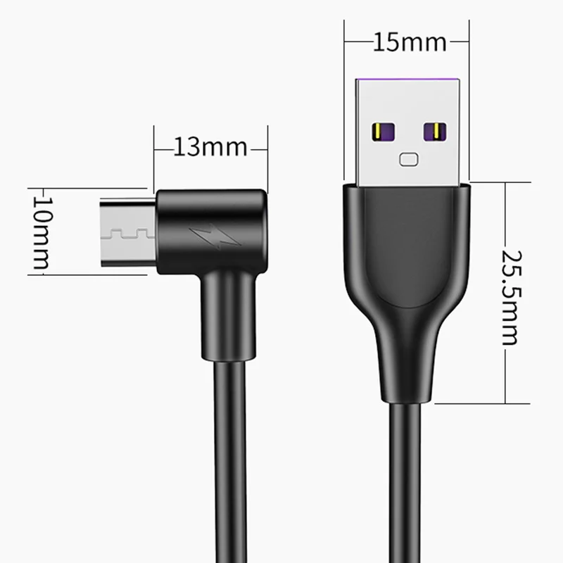 Кабель USB Type C 5A кабель для быстрой синхронизации данных и зарядки Huawei P30 Lite P20 Samsung