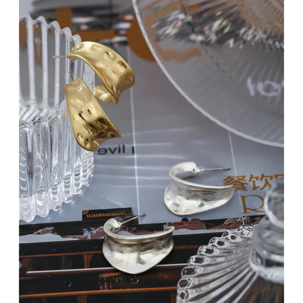 Yhpup подвески в стиле барокко ретро дворцовая C Форма Золотая шпилька серьги