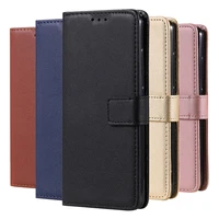 solid color leather wallet case for xiaomi 11 10 ultra mi note 10 pro cc9 cc9e poco x3 nfc redmi note 9 9s 9t 10 pro flip cover