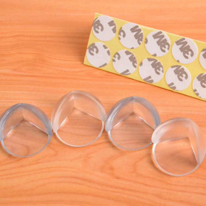 

4Pcs Child Baby Safety Silicone Protector Table Corner Edge Protection Cover Children Anticollision Edge & Guards