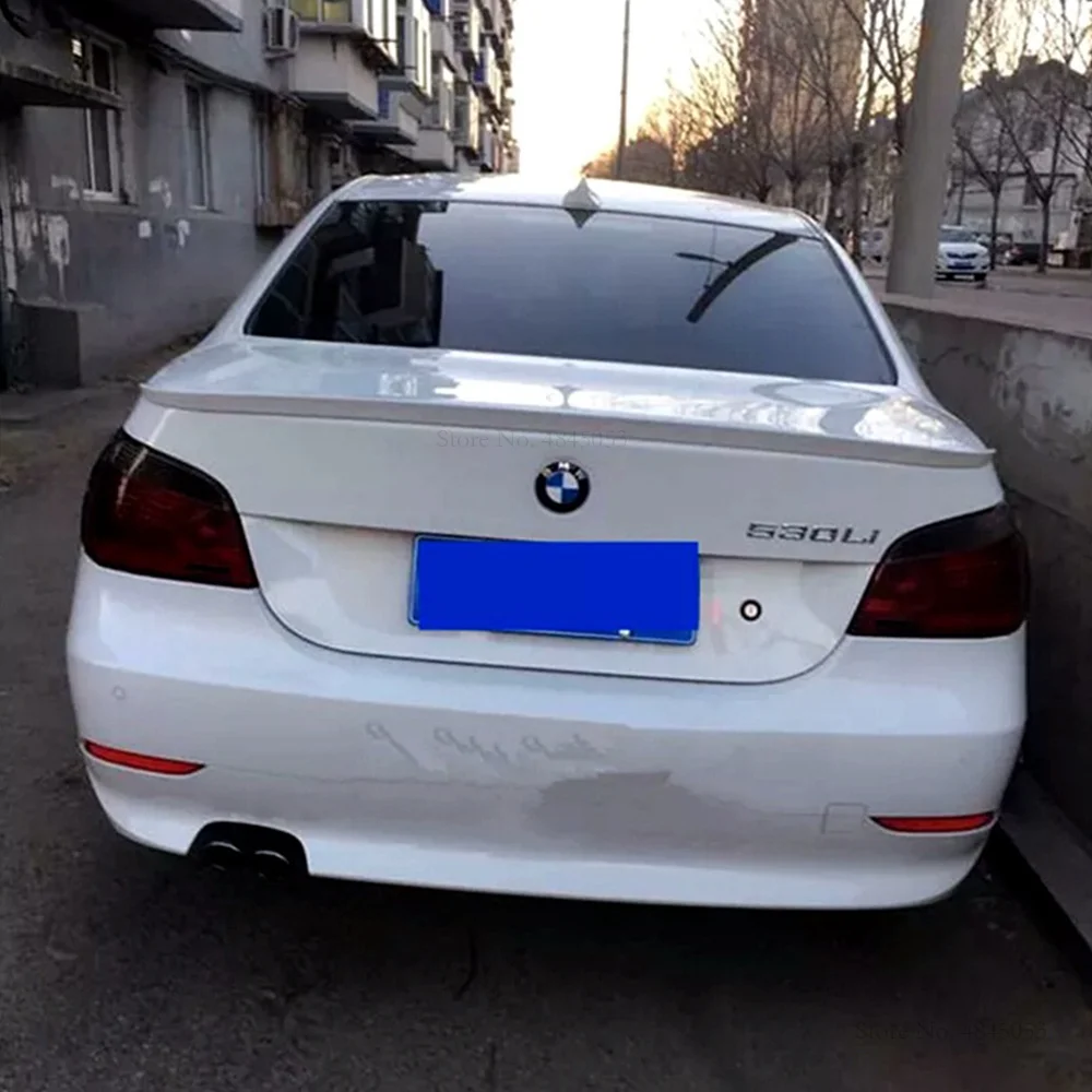 Задний черный спойлер из АБС пластика для BMW 5 серии 520i 523i 525i 530L M5 E60 2004 до