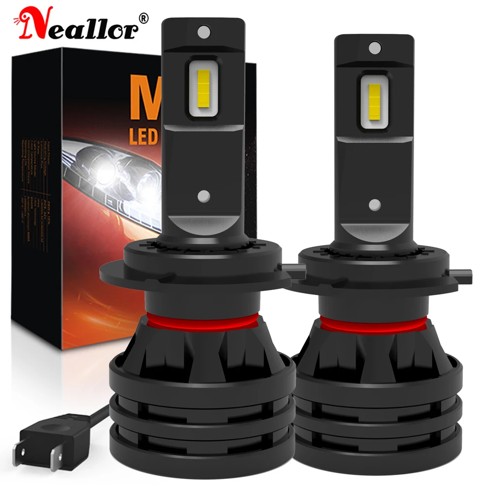 

Автомобильные светодиодные лампы для фар H7 H1 H3 H4, автомобильные фары H11 H8 H9 HB3 9005 HB4 9006 9012 HIR2 6000K 110 Вт 12 В лм, Автомобильные фары